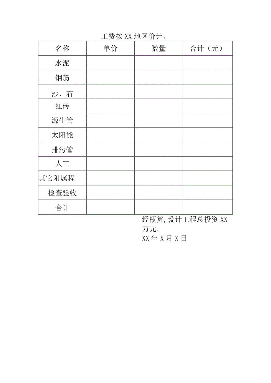 饮水改造工程金预算表.docx_第2页