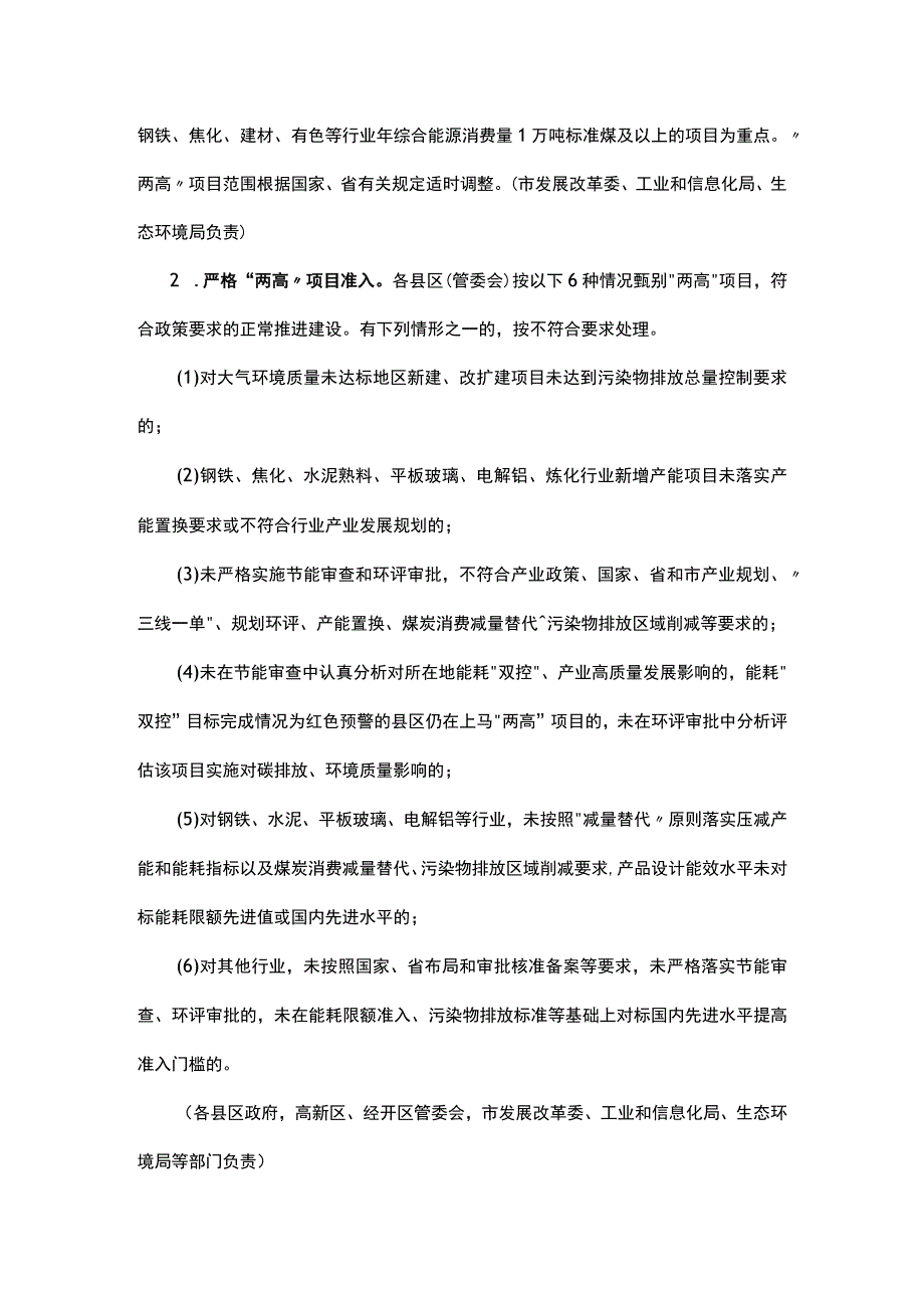 驻马店市坚决遏制两高项目盲目发展行动方案.docx_第2页