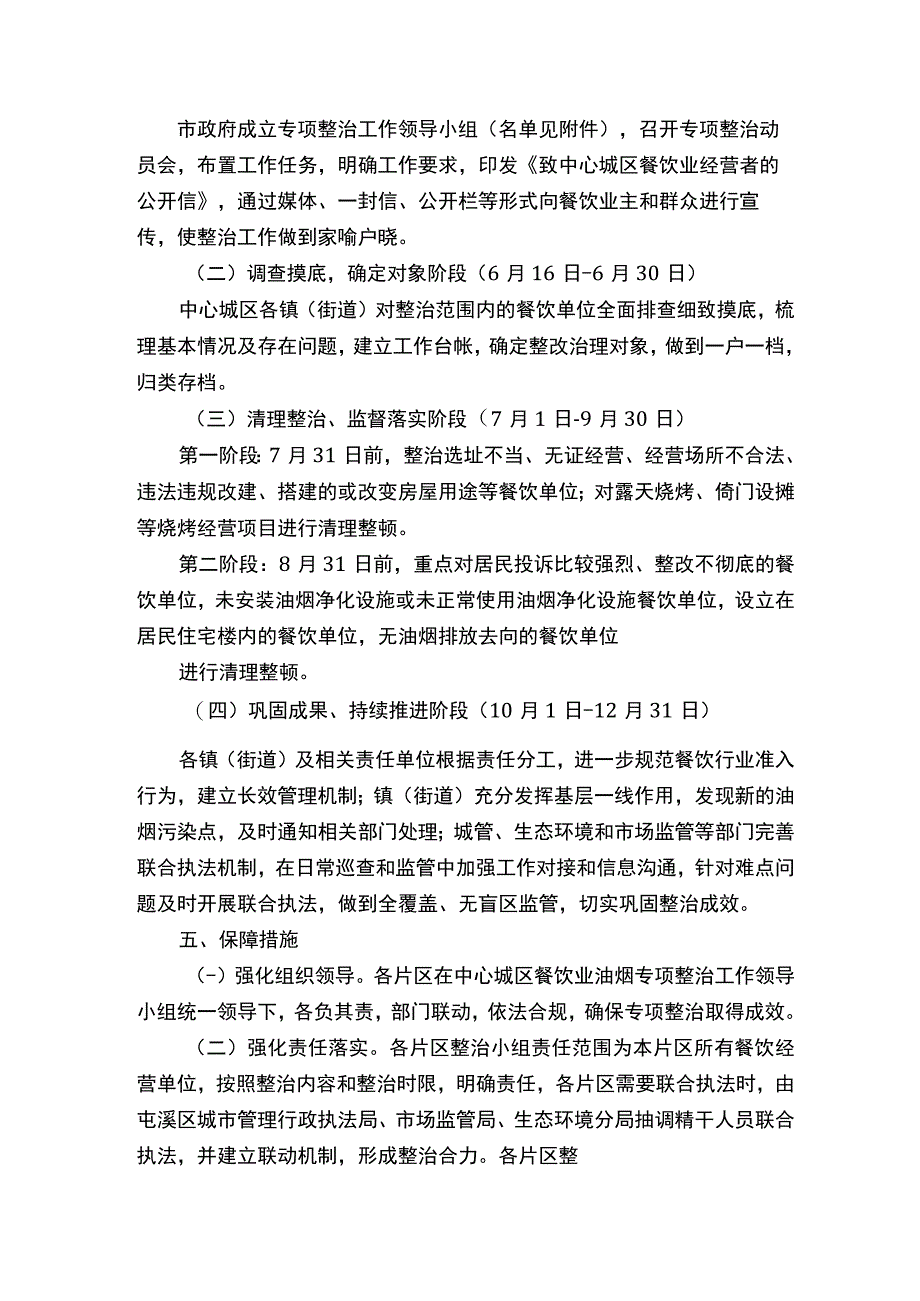 餐饮业油烟专项整治工作实施方案最新版.docx_第2页