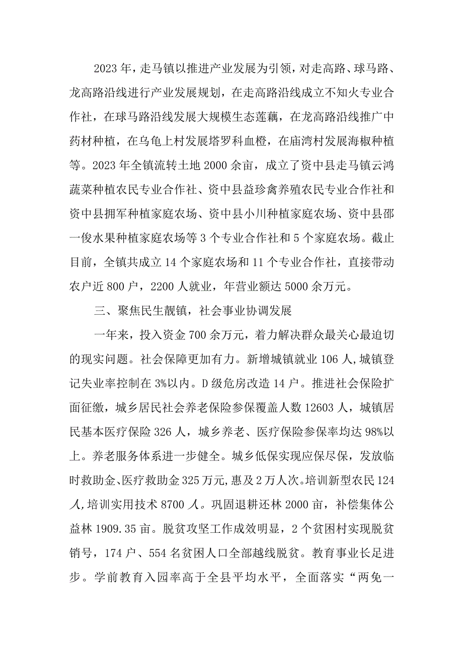 走马镇人民行政工作报告.docx_第3页