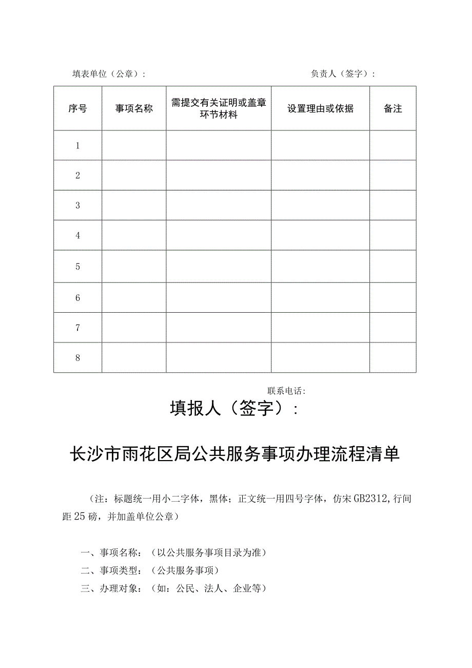 长沙市雨花区公共服务事项目录表.docx_第2页