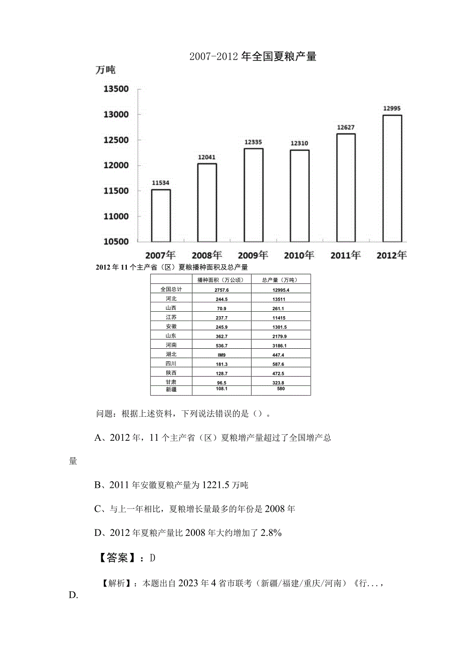 2023年度公务员考试公考行政职业能力检测冲刺测试试卷后附答案.docx_第2页