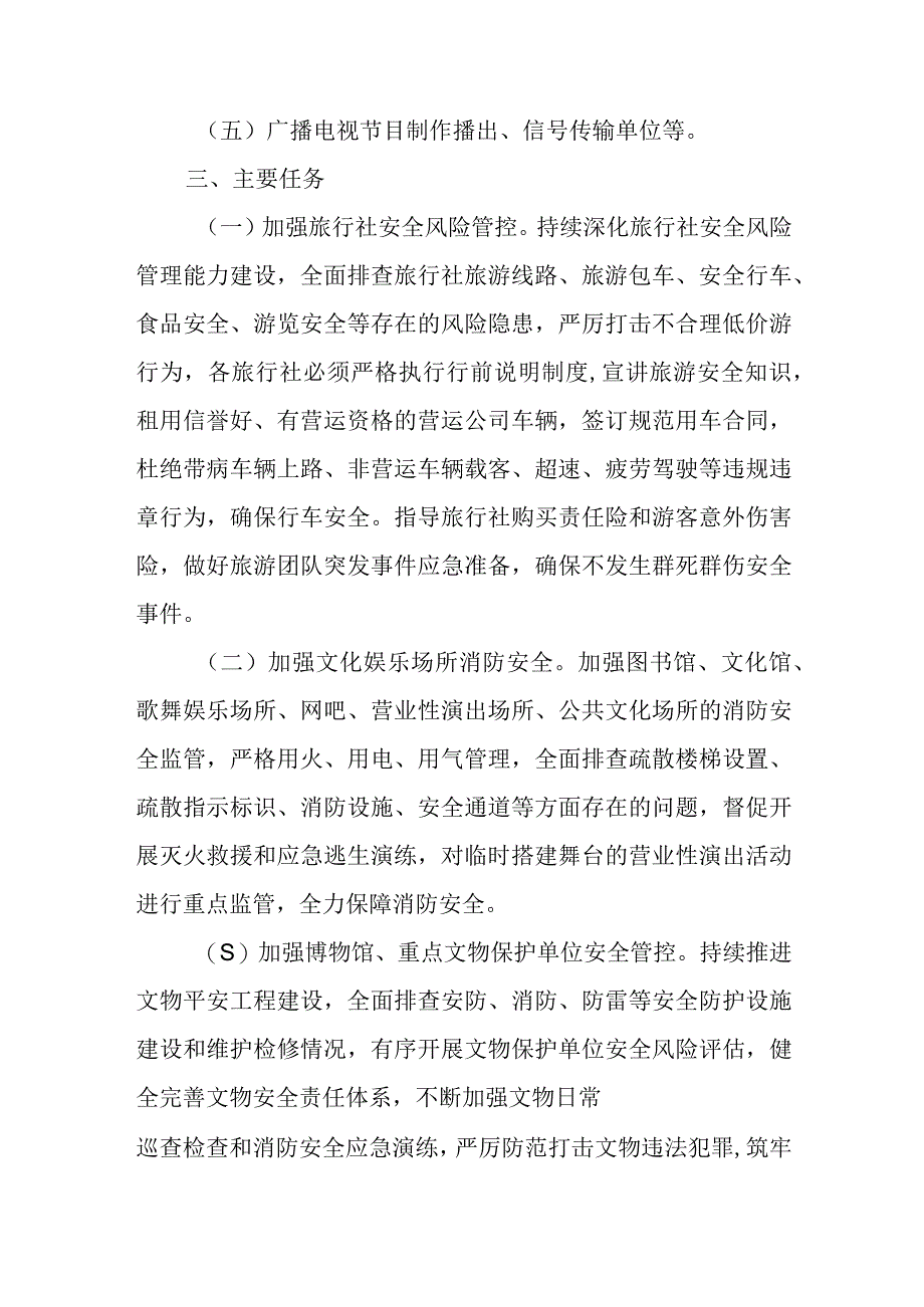 XX县文旅局重大风险隐患专项整治工作方案.docx_第2页