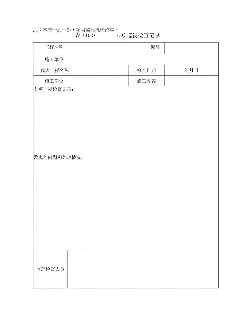 A010专项巡视检查记录.docx_第1页