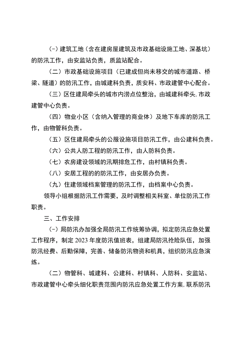 X区住房和城乡建设局2023年防汛工作方案.docx_第2页