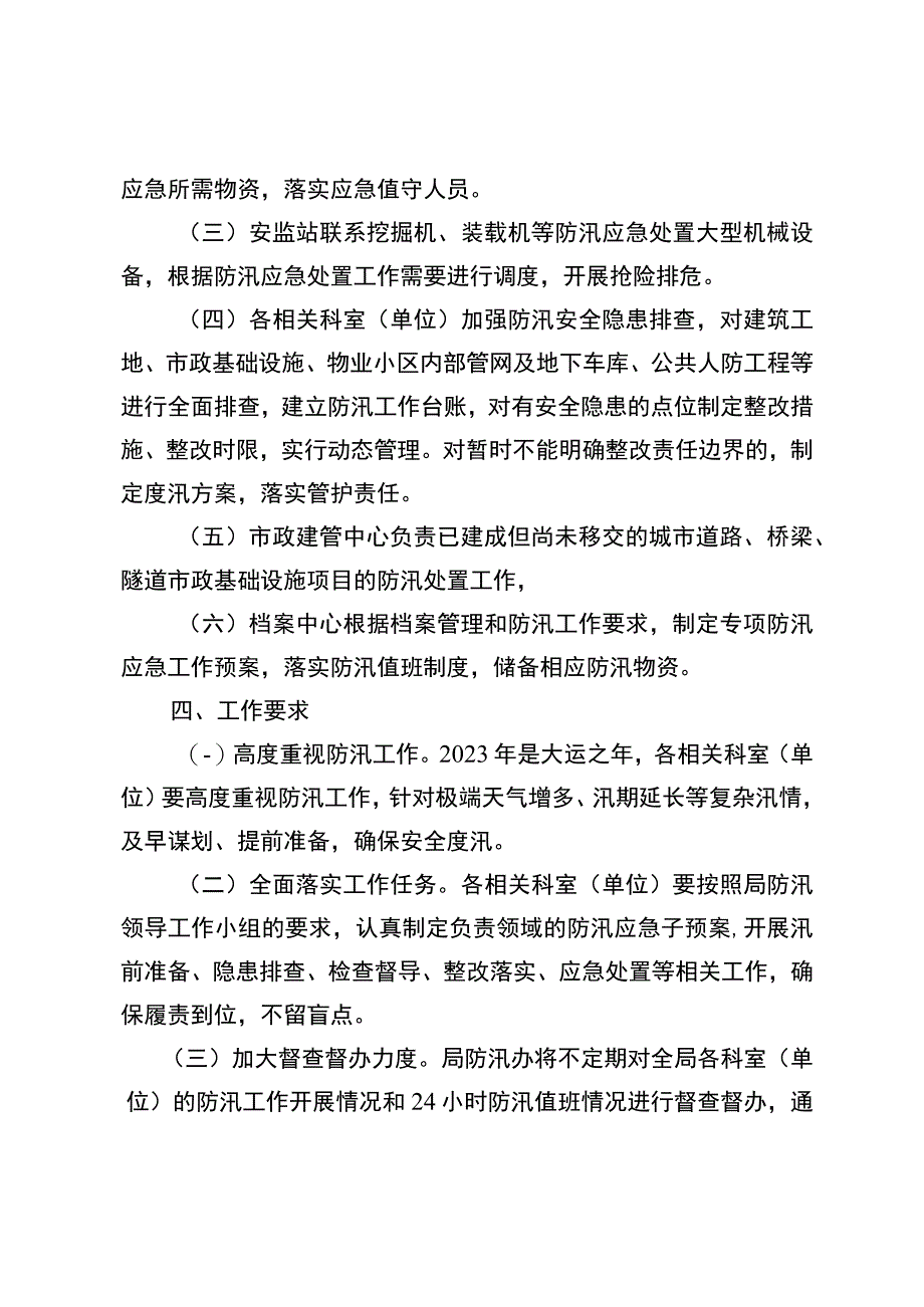 X区住房和城乡建设局2023年防汛工作方案.docx_第3页