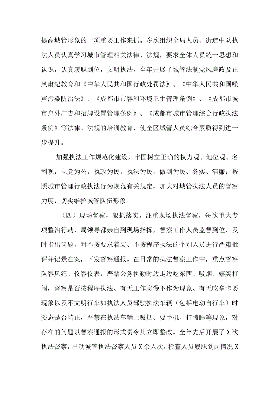 X区综合行政执法局2023年执法监督工作总结.docx_第2页