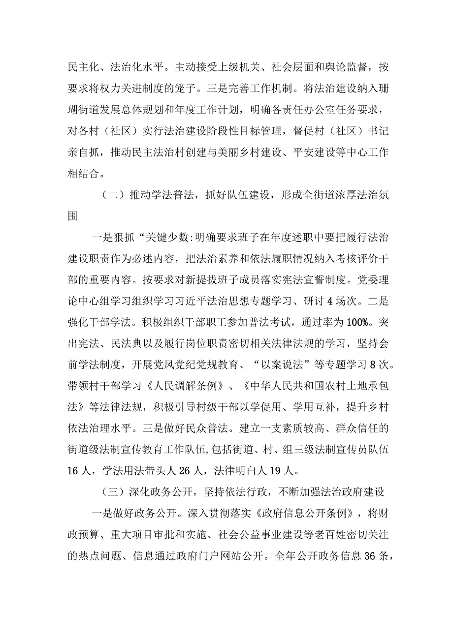 党委书记履行推进法治建设第一责任人职责的述职报告.docx_第2页