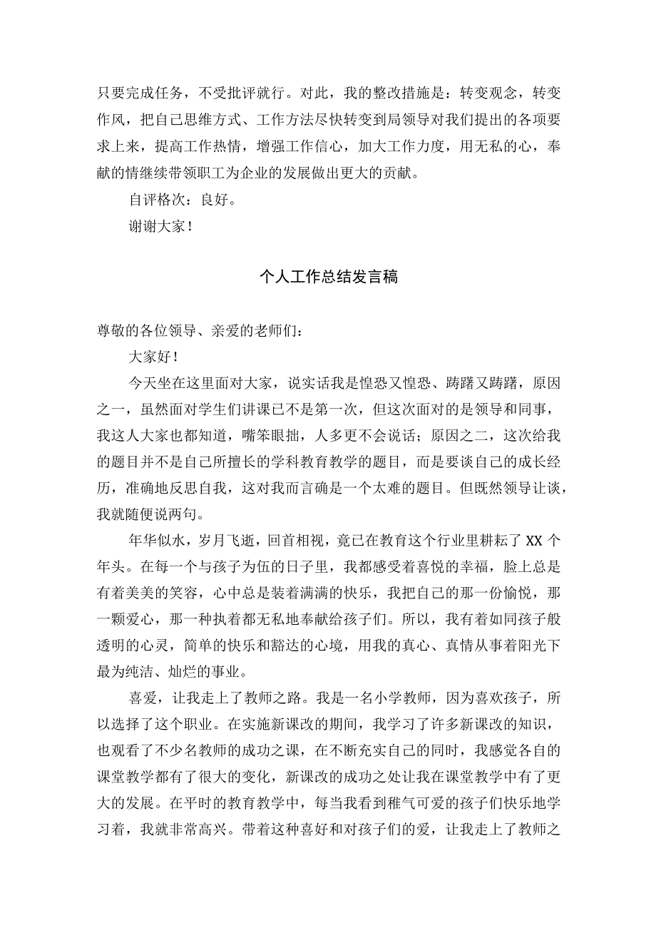 个人工作总结发言稿.docx_第2页