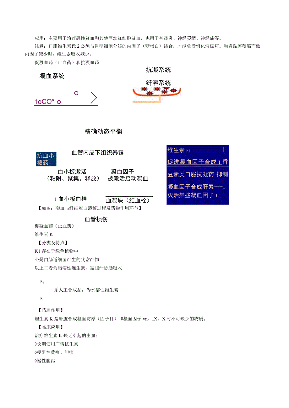 中西医结合药理学血液系统药物讲义及练习.docx_第2页