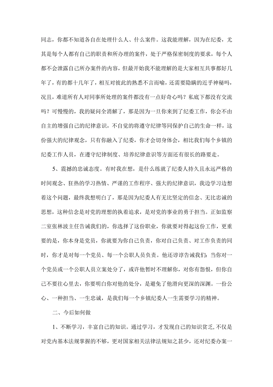 三篇2023年纪检监察干部队伍纪律教育整顿专题个人心得.docx_第3页