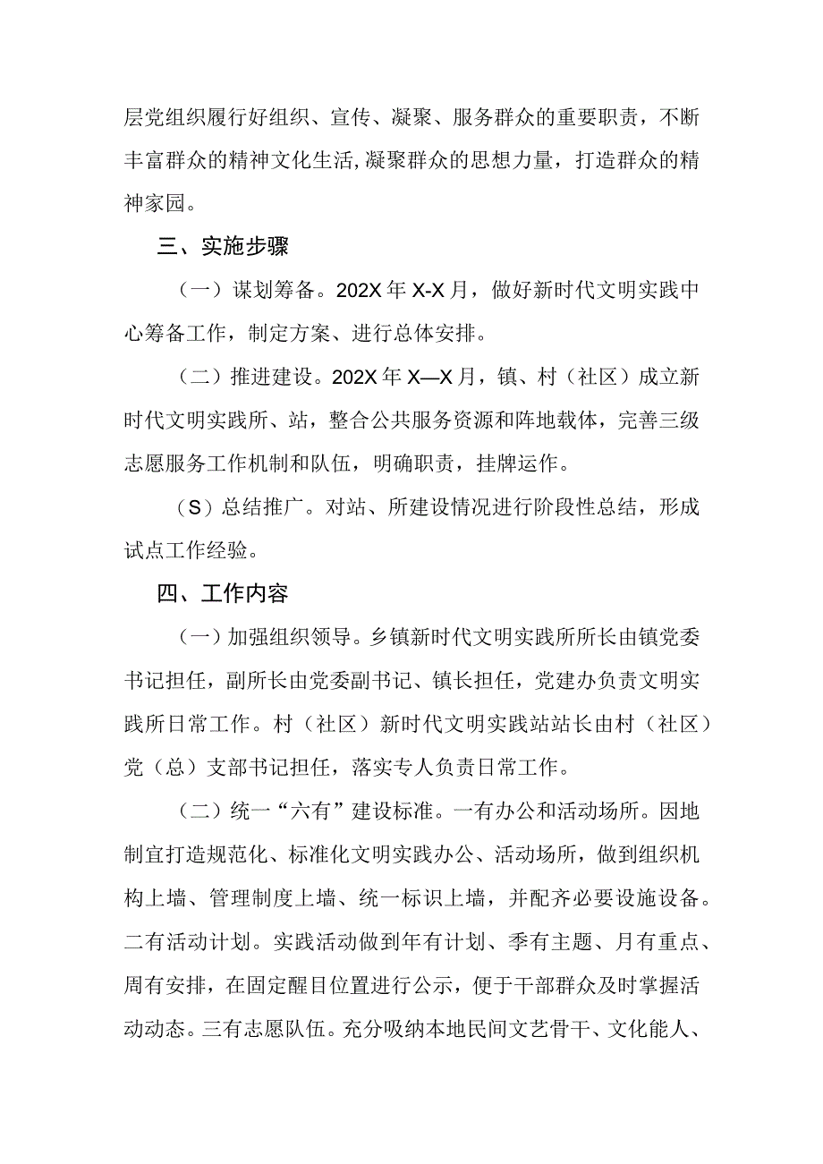 XX镇新时代文明实践中心所站建设工作实施方案.docx_第2页