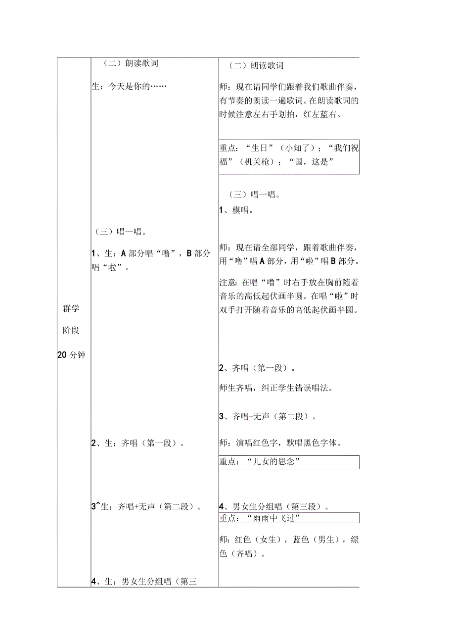 六年级上册音乐教案5++《今天是你的生日》+︳人音版+五线谱+公开课.docx_第3页