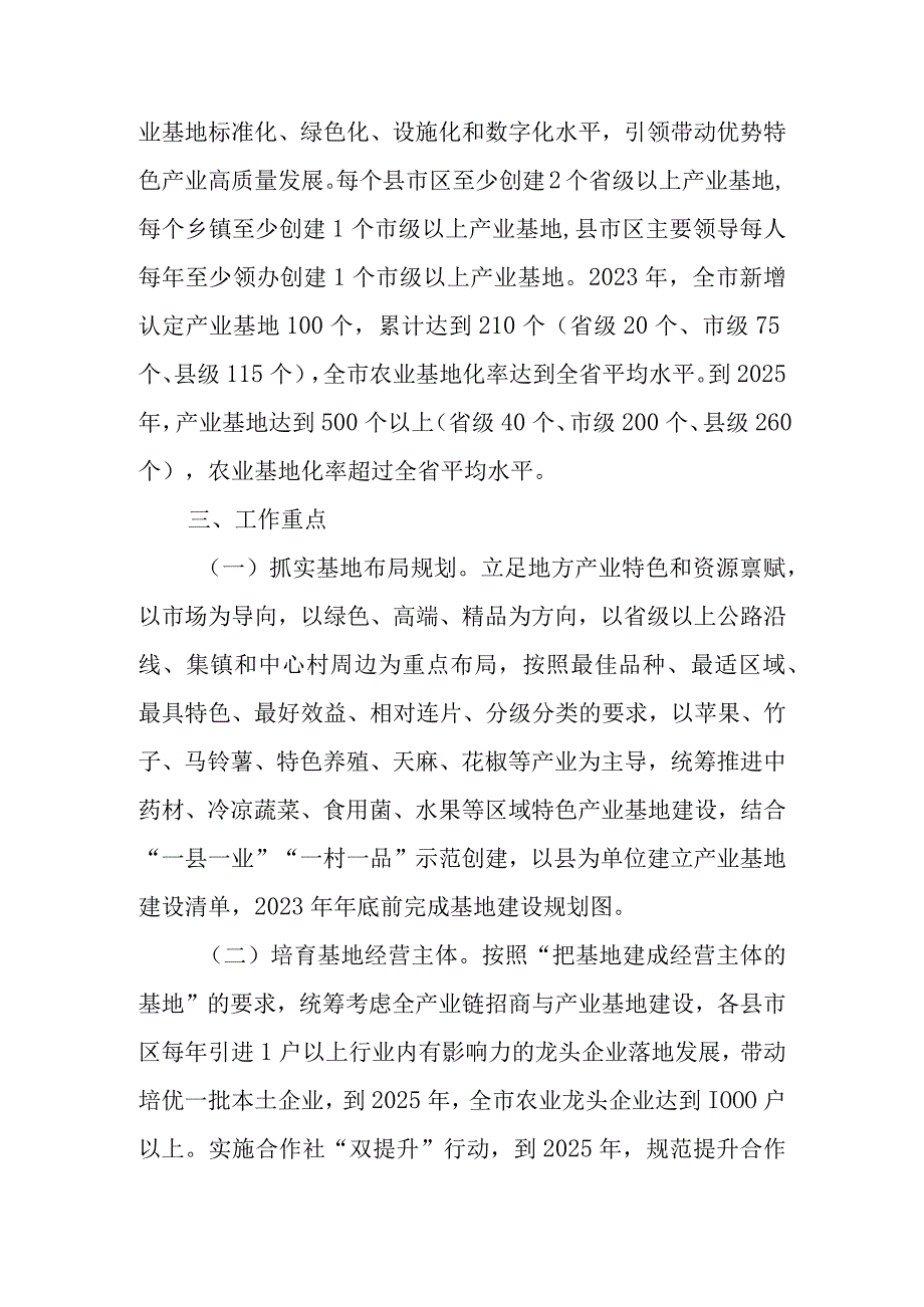 关于进一步加快推进绿色食品牌产业基地建设的实施意见.docx_第2页