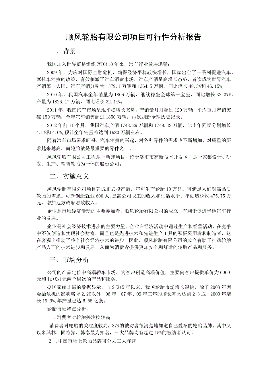 -顺风轮胎有限公司项目可行性分析报告.docx_第2页