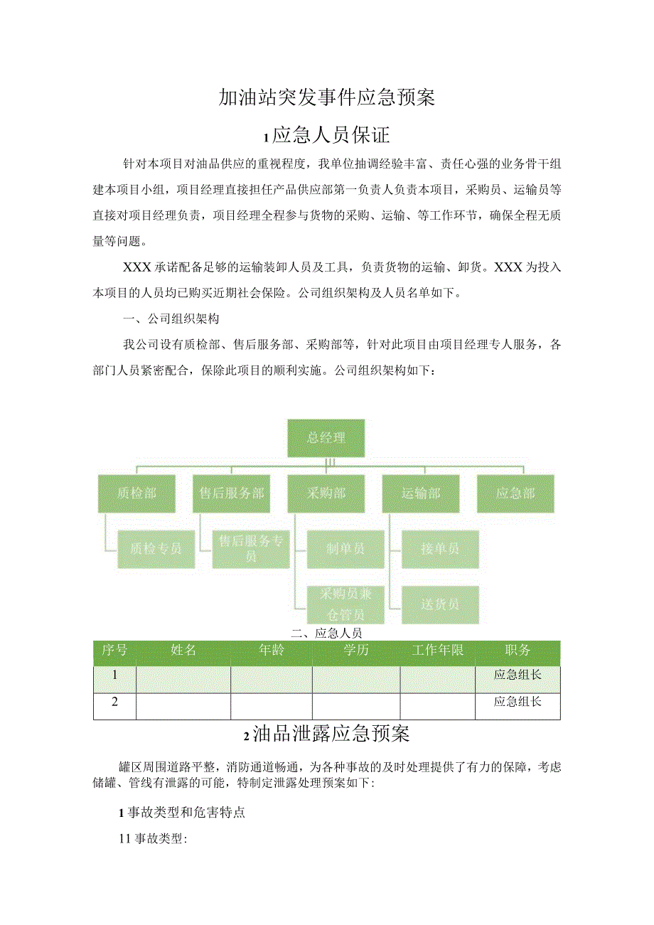 加油站突发事件应急预案.docx_第1页