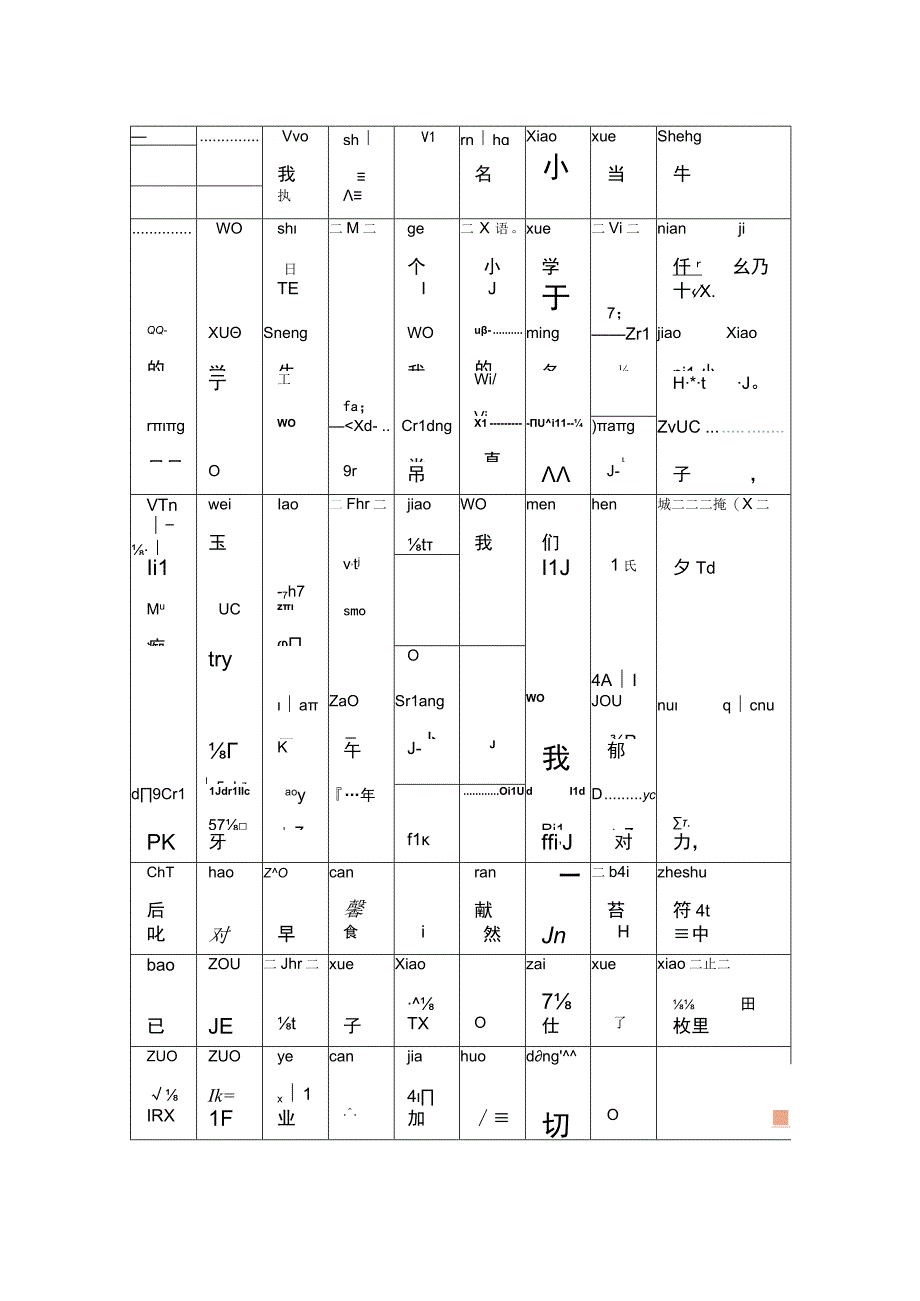 卡通小孩带拼音小学生文章摘抄稿纸.docx_第1页