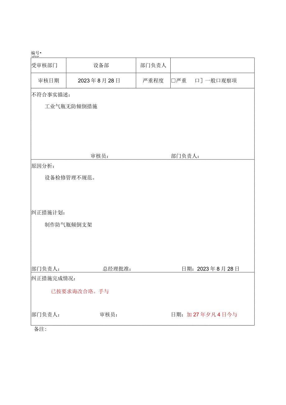 133不符合项纠正预防措施表.docx_第3页