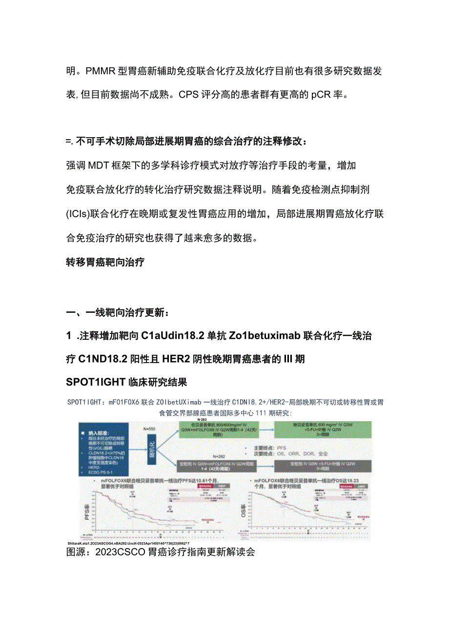 2023 CSCO胃癌指南更新要点全文.docx_第2页