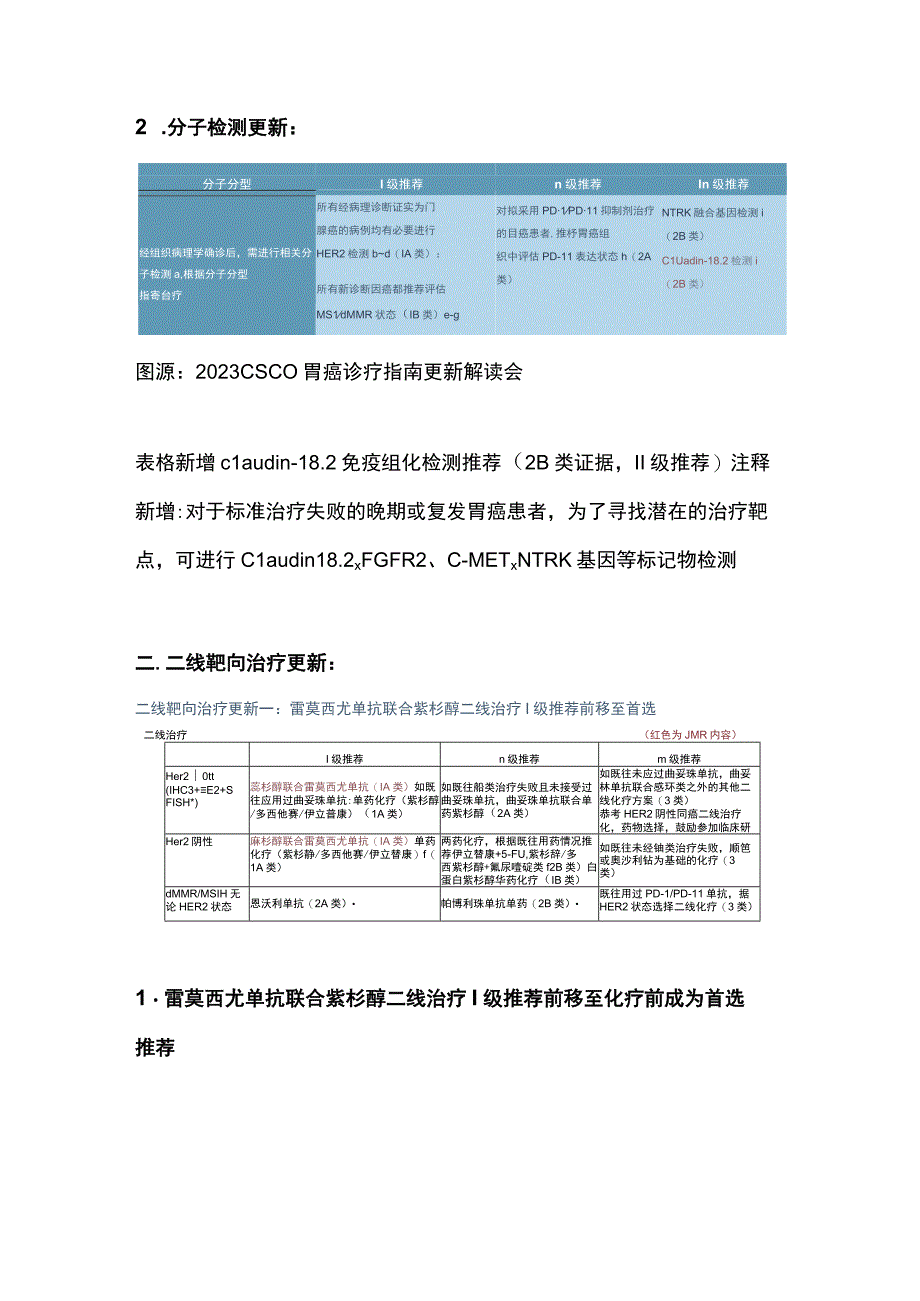 2023 CSCO胃癌指南更新要点全文.docx_第3页