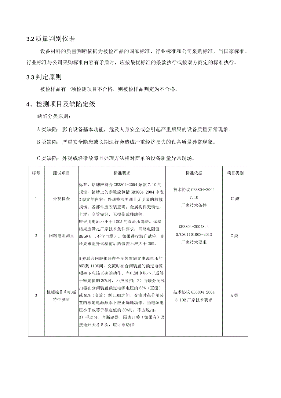 10kV柱上真空负荷开关成套设备专项抽检标准.docx_第3页