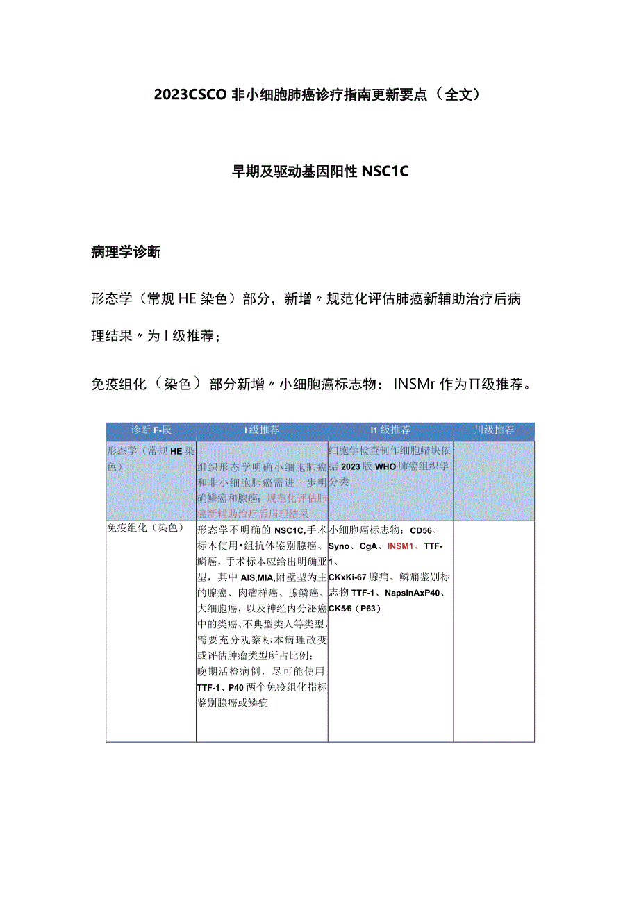 2023 CSCO非小细胞肺癌诊疗指南更新要点全文.docx_第1页