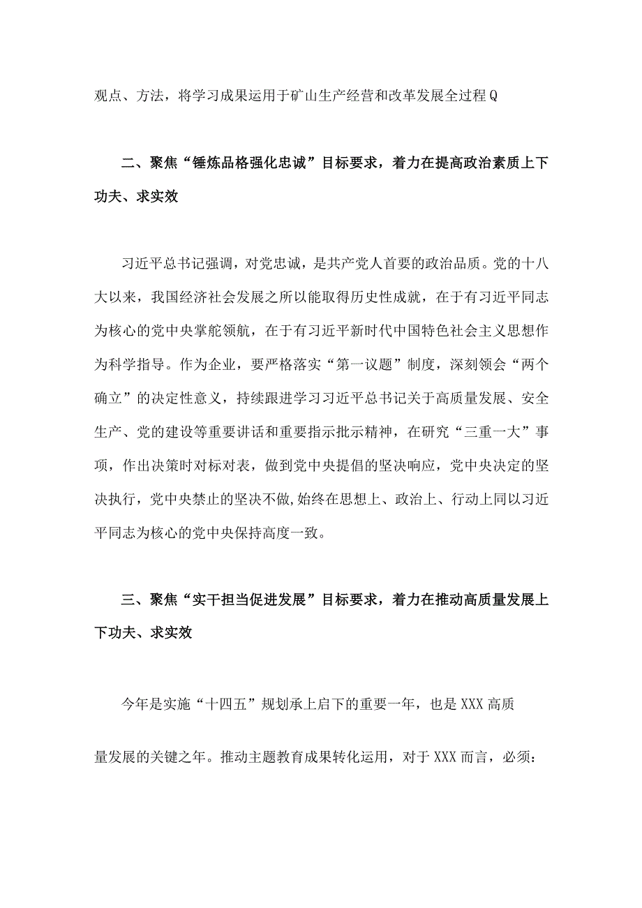 2023年主题教育专题学习研讨交流发言材料范文两篇供参考.docx_第2页