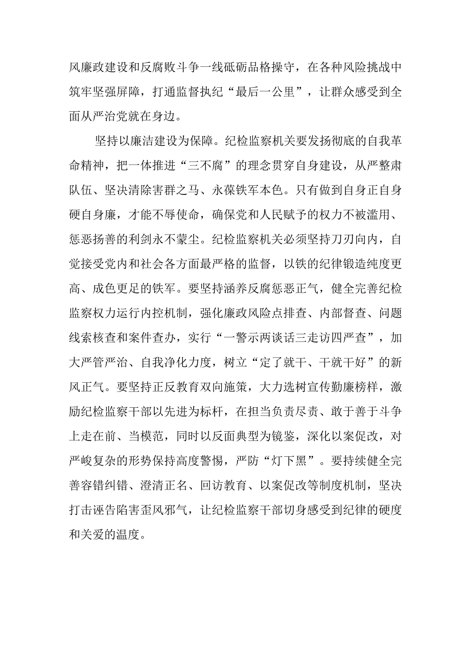 2023年党员干部开展纪检监察干部队伍教育整顿心得体会及研讨发言.docx_第3页