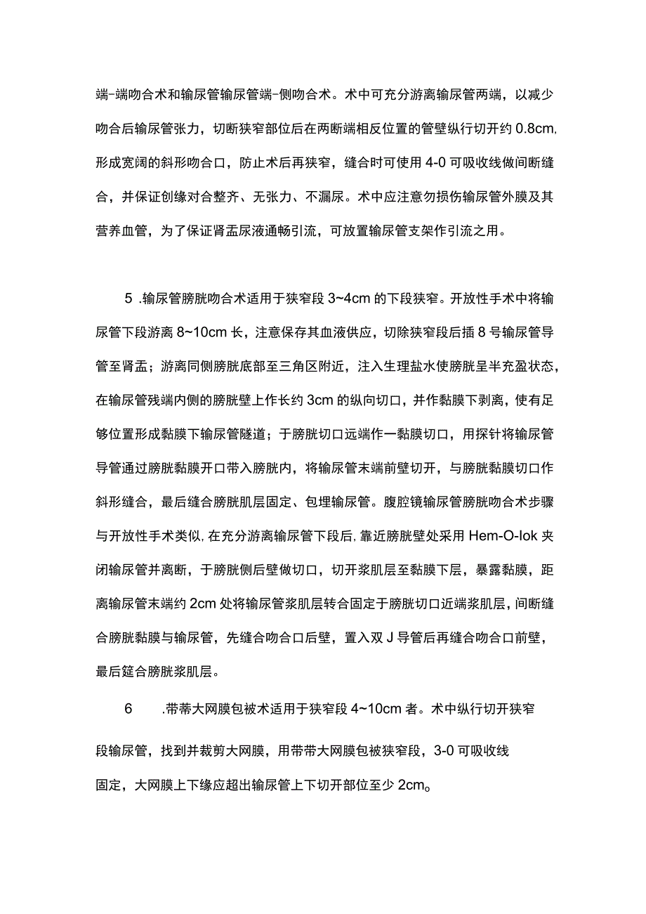 2023输尿管狭窄的外科治疗全文.docx_第2页