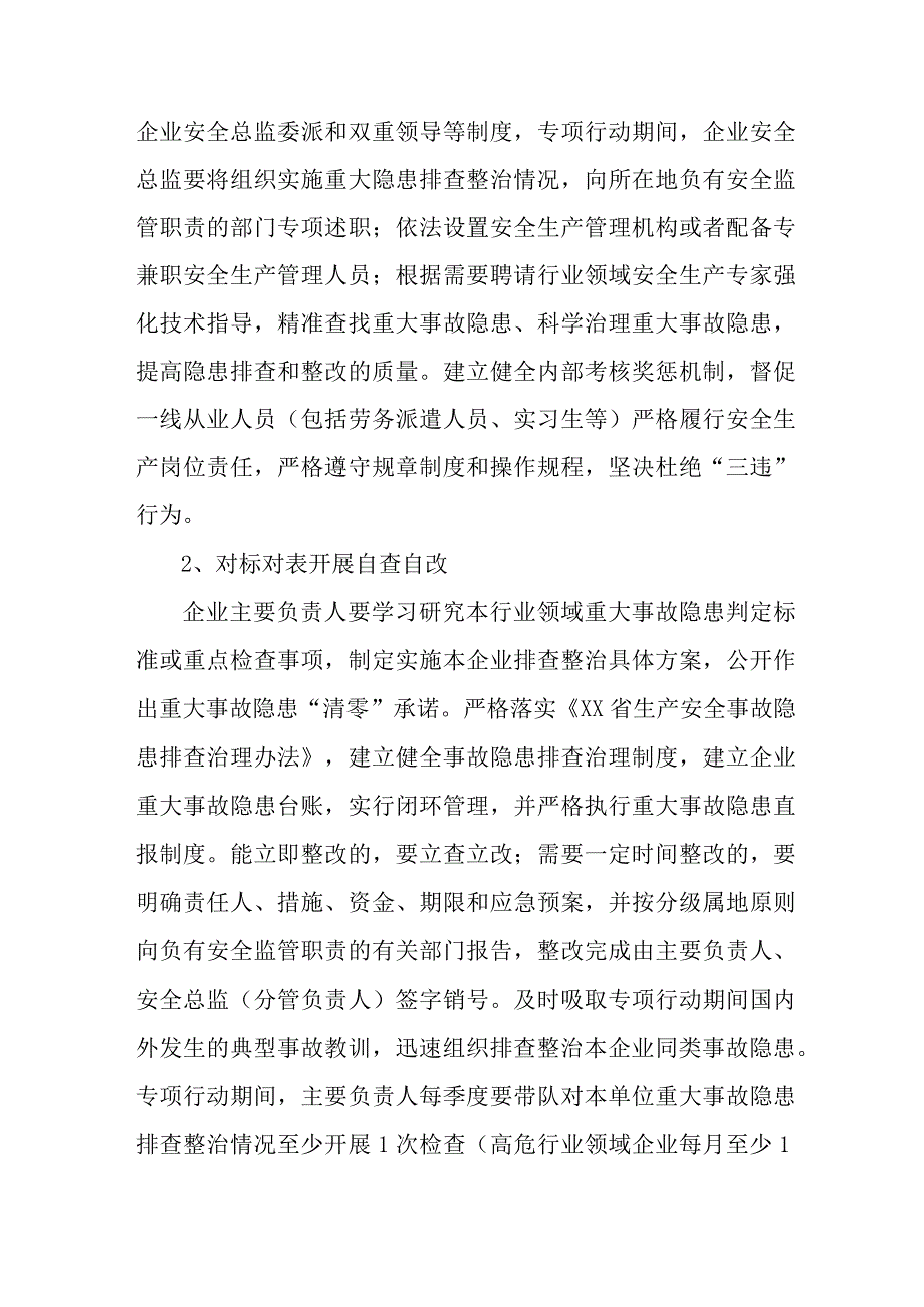 2023年非煤矿山单位开展重大事故隐患专项排查整治行动实施方案 合计4份.docx_第2页