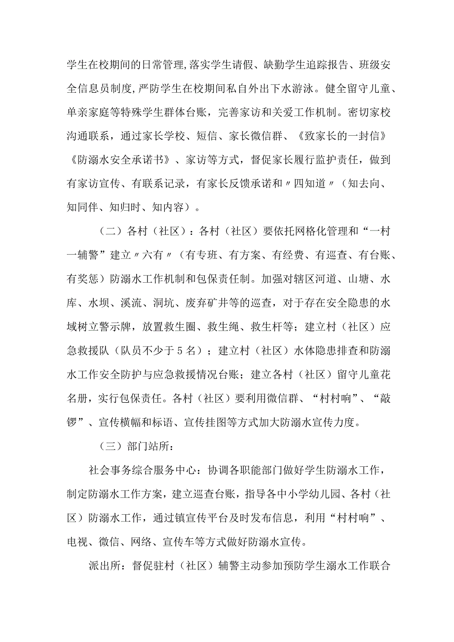 2023年市区开展预防学生溺水专专项行动实施方案 合计6份.docx_第2页