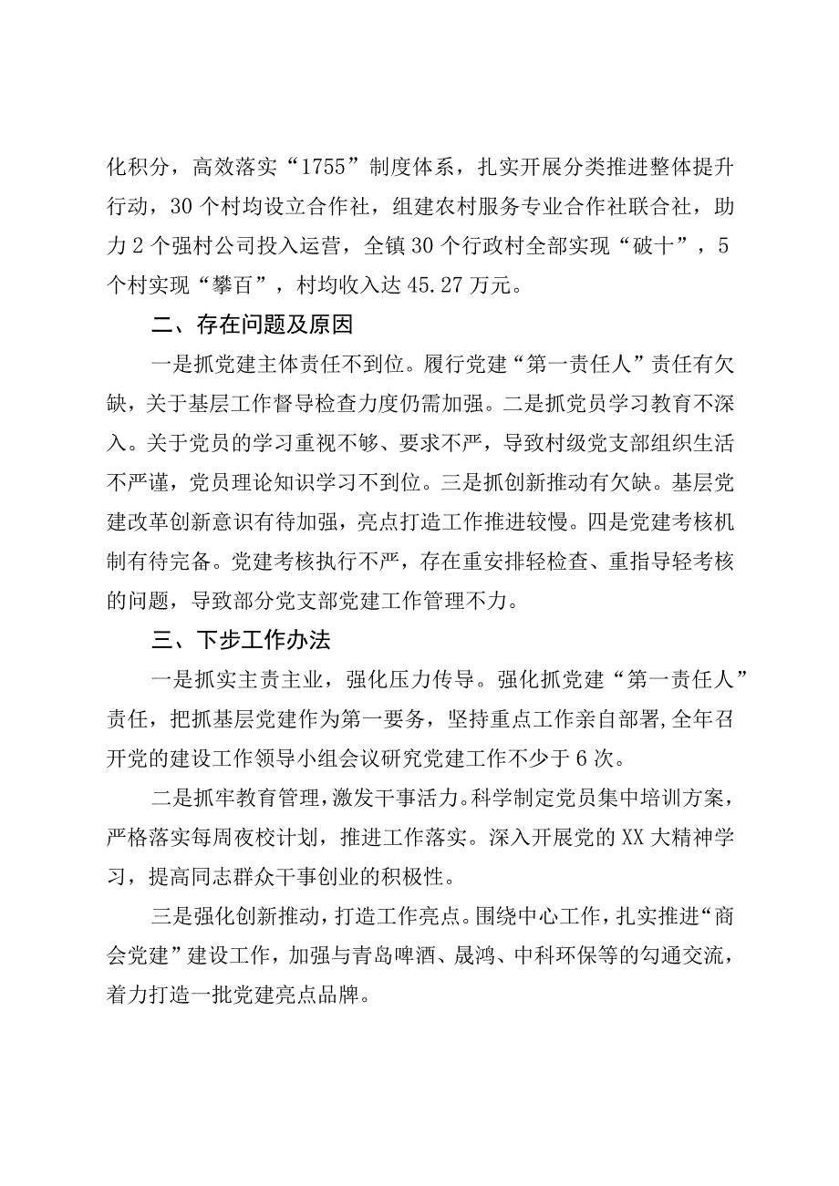 2023年度抓基层党建工作述职报告汇编11篇.docx_第3页