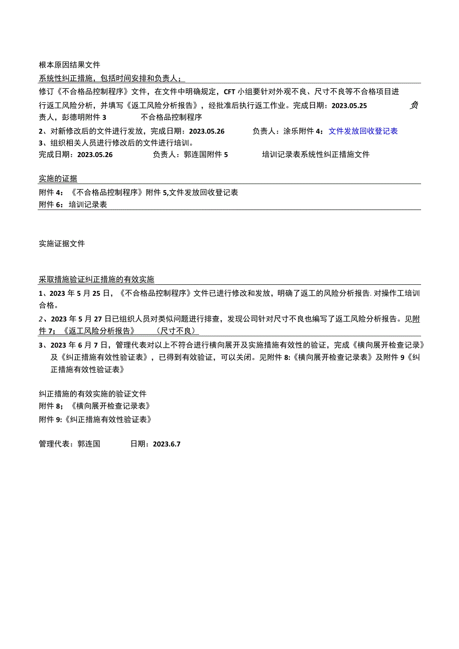 5 IATF16949 外审不符合报告填写范本.docx_第2页