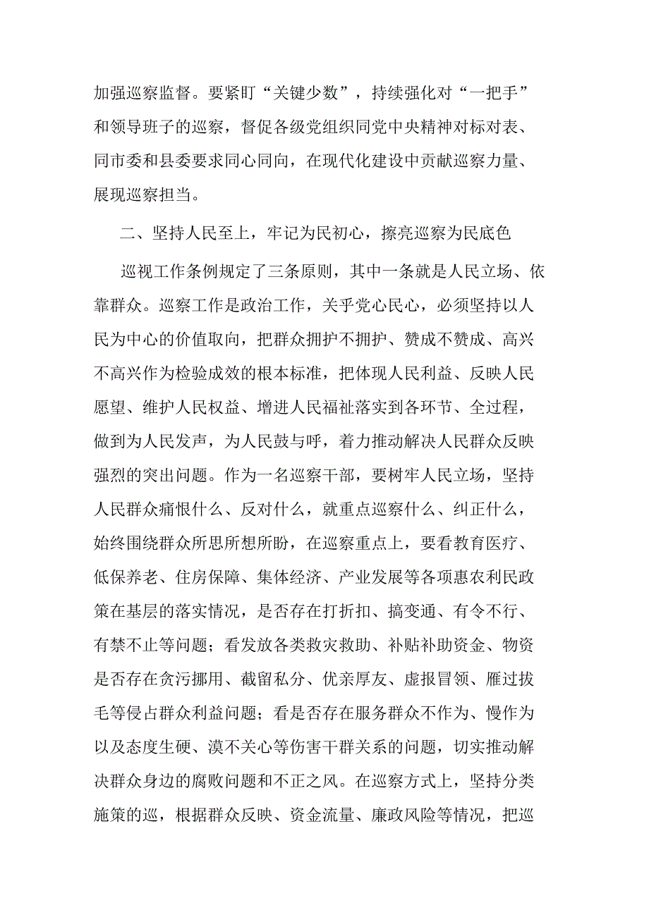 2023年在纪检监察干部队伍教育整顿研讨交流会上的发言共二篇.docx_第3页