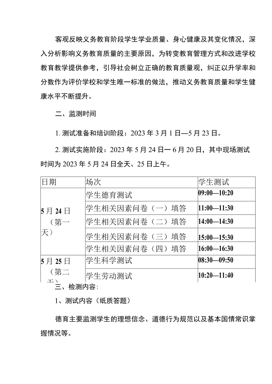 2023年学校国家义务教育质量监测告家长书致家长的一封信.docx_第2页