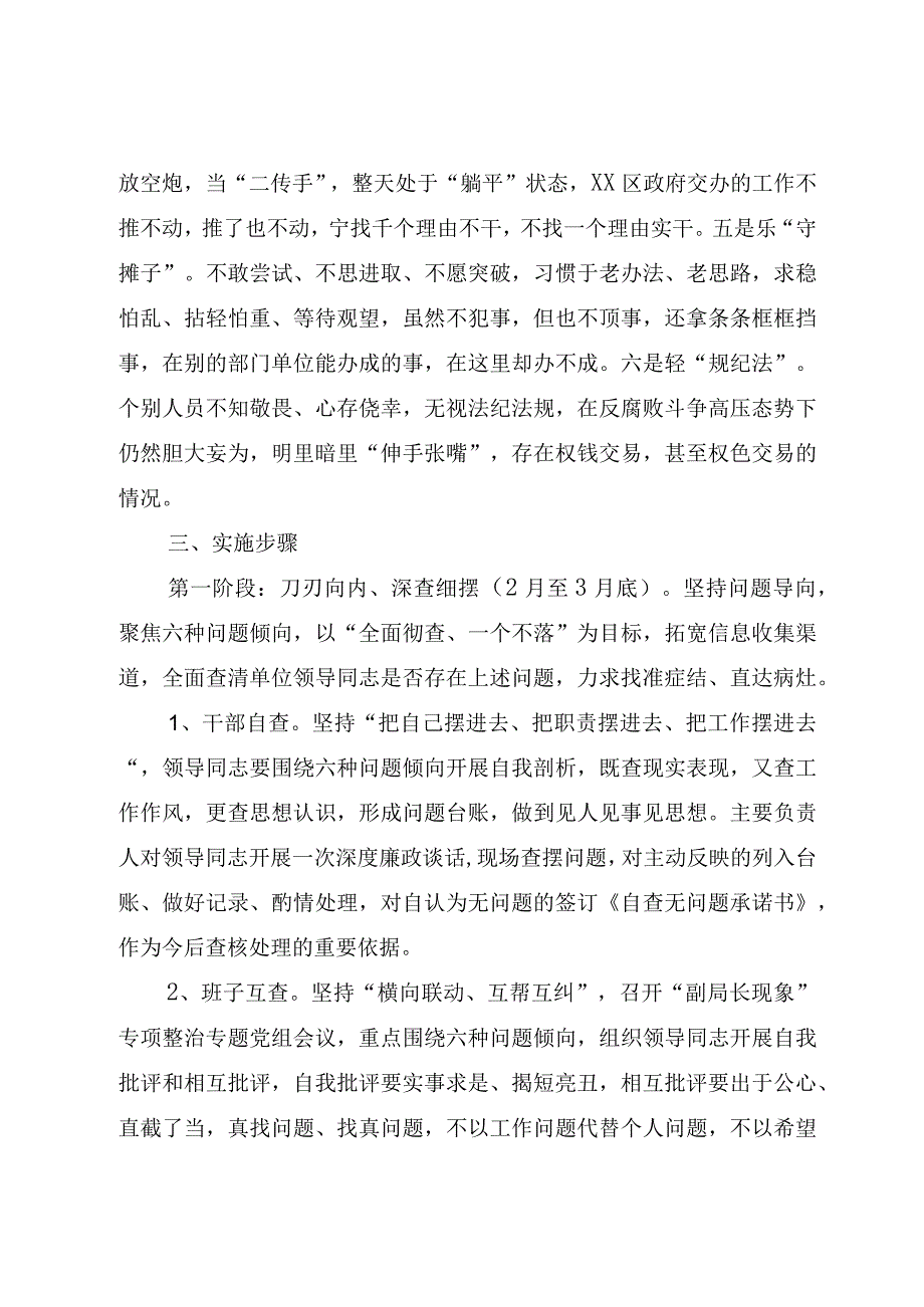 2023年开展副局长现象专项整治活动的实施方案参考模板.docx_第2页