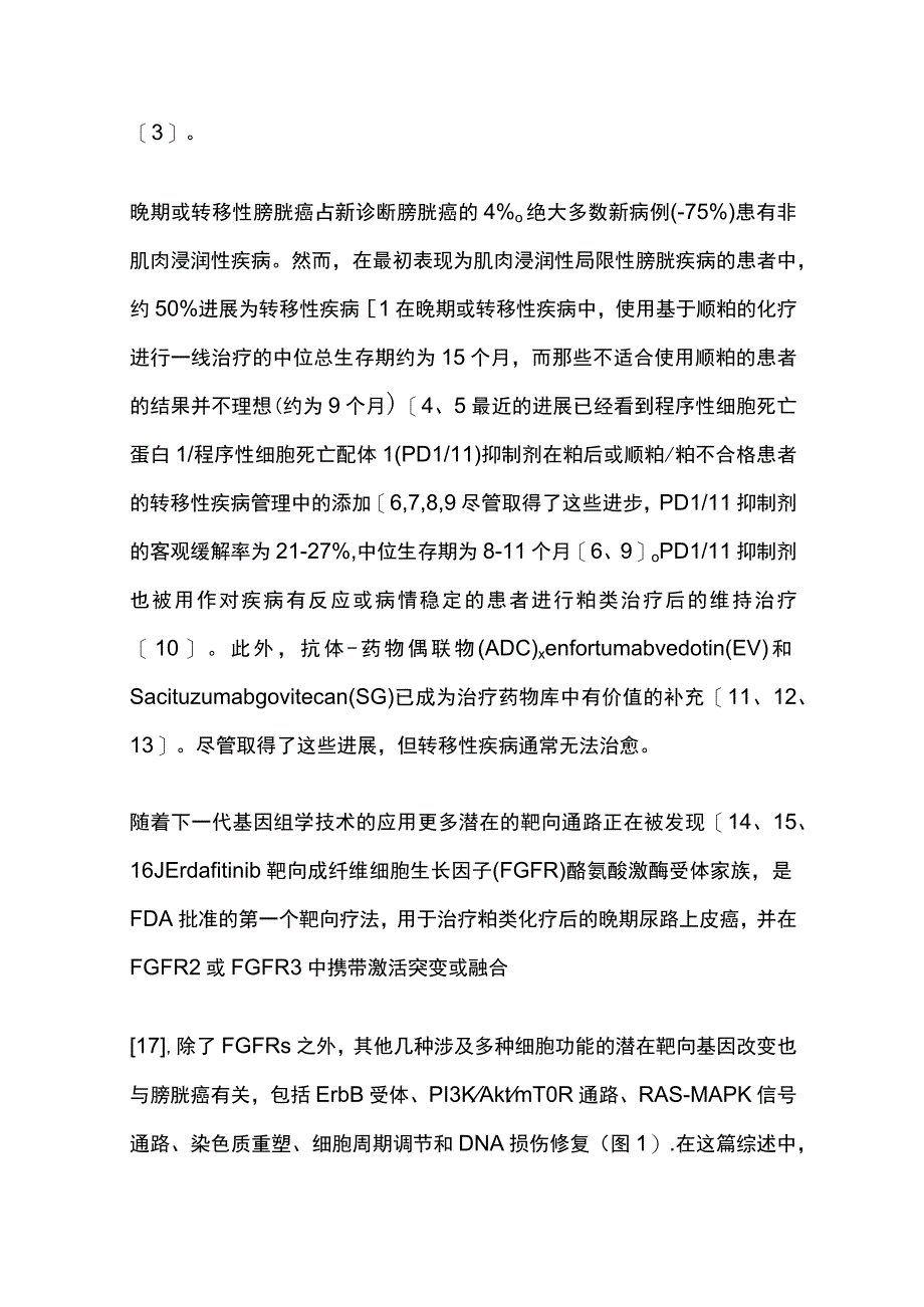 2023晚期膀胱癌基因改变的分子靶向治疗最全版.docx_第2页