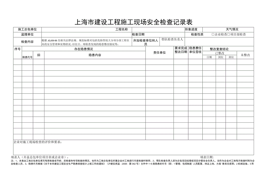 282 安全检查记录表.docx_第2页