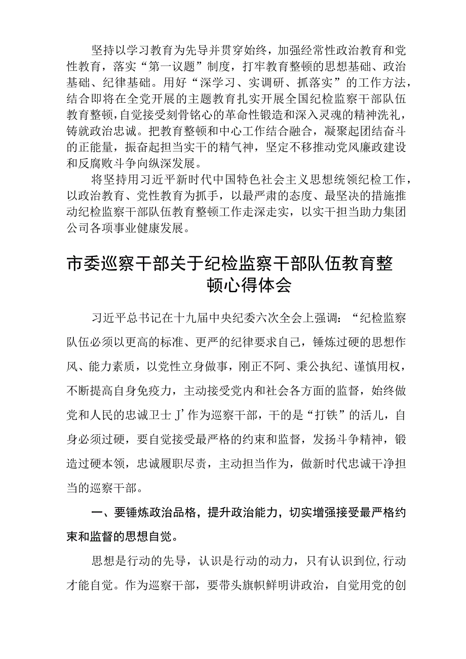 2023年纪检监察干部队伍教育整顿个人心得体会范文共三篇.docx_第2页