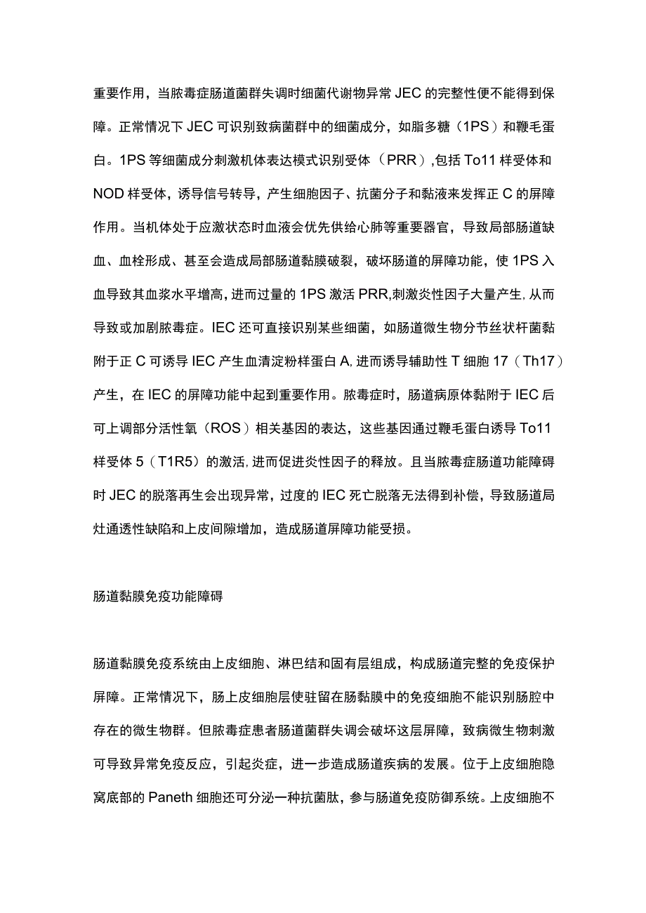 2023脓毒症相关肠道功能障碍发病机制的研究进展全文.docx_第3页