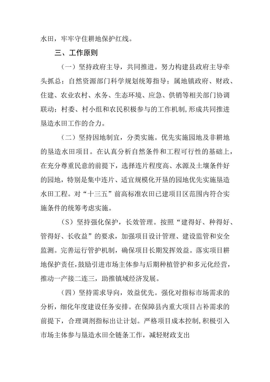 XX县垦造水田三年行动实施方案20232023年.docx_第2页