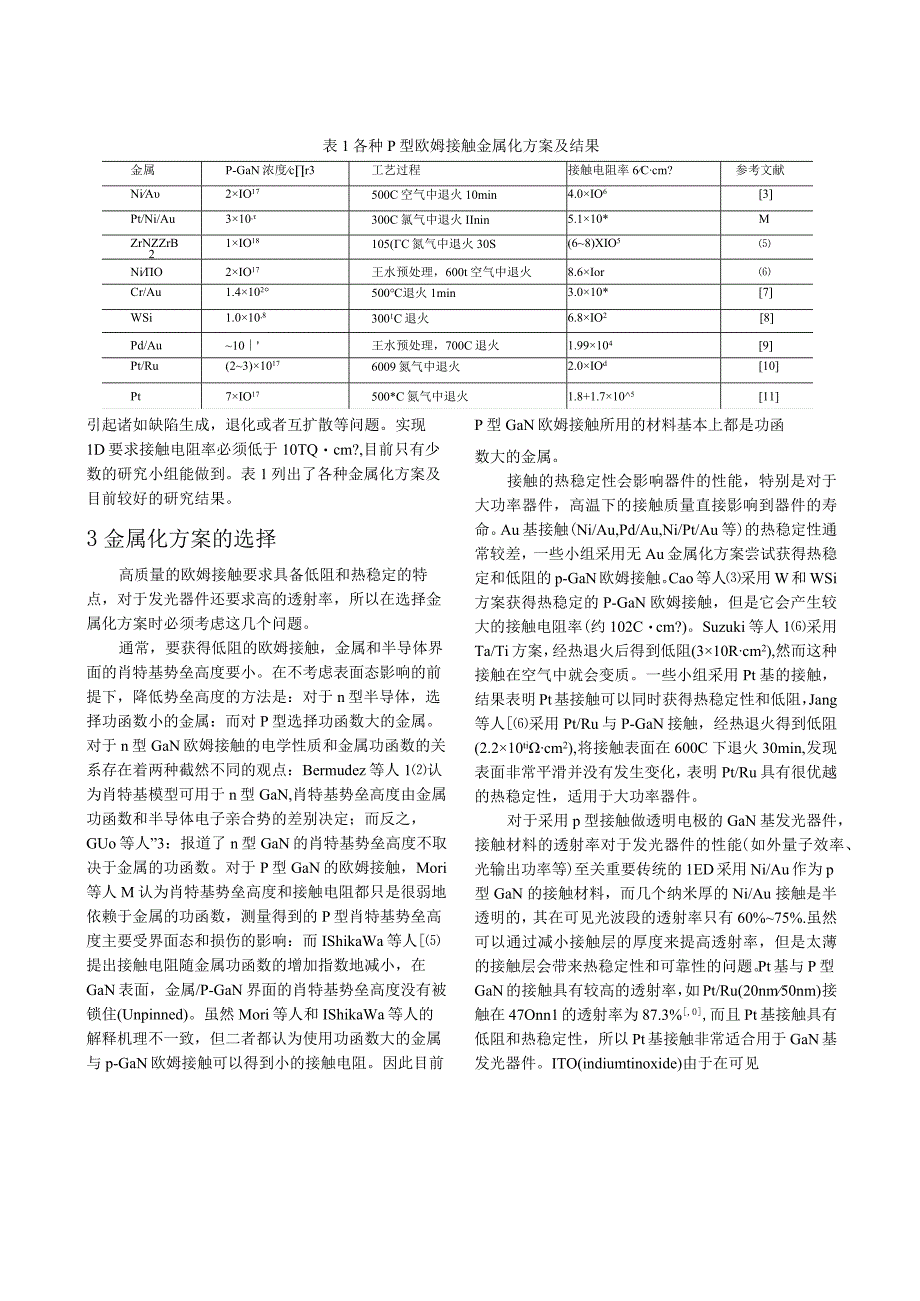 p型GaN欧姆接触的研究进展.docx_第2页