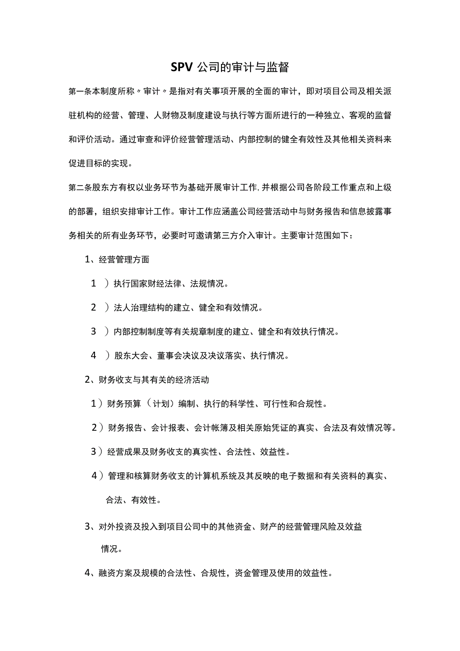 SPV公司的审计与监督.docx_第1页