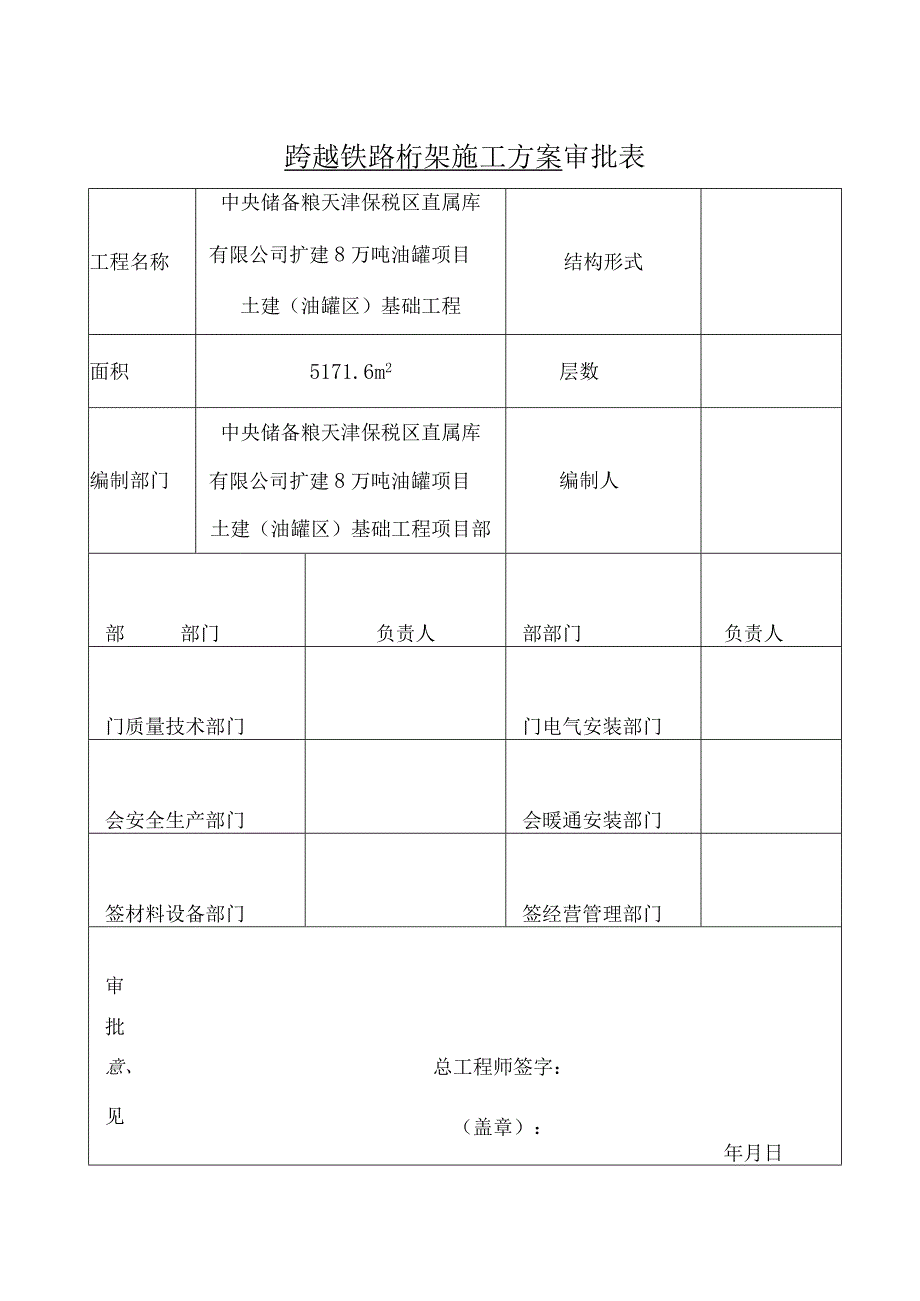 中储粮跨越铁路桁架施工方案.docx_第1页