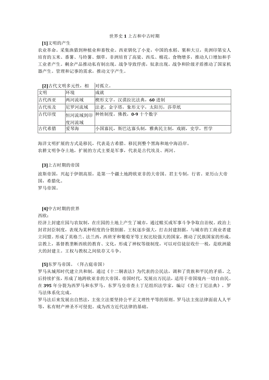 世界史1：上古和中古时期.docx_第1页