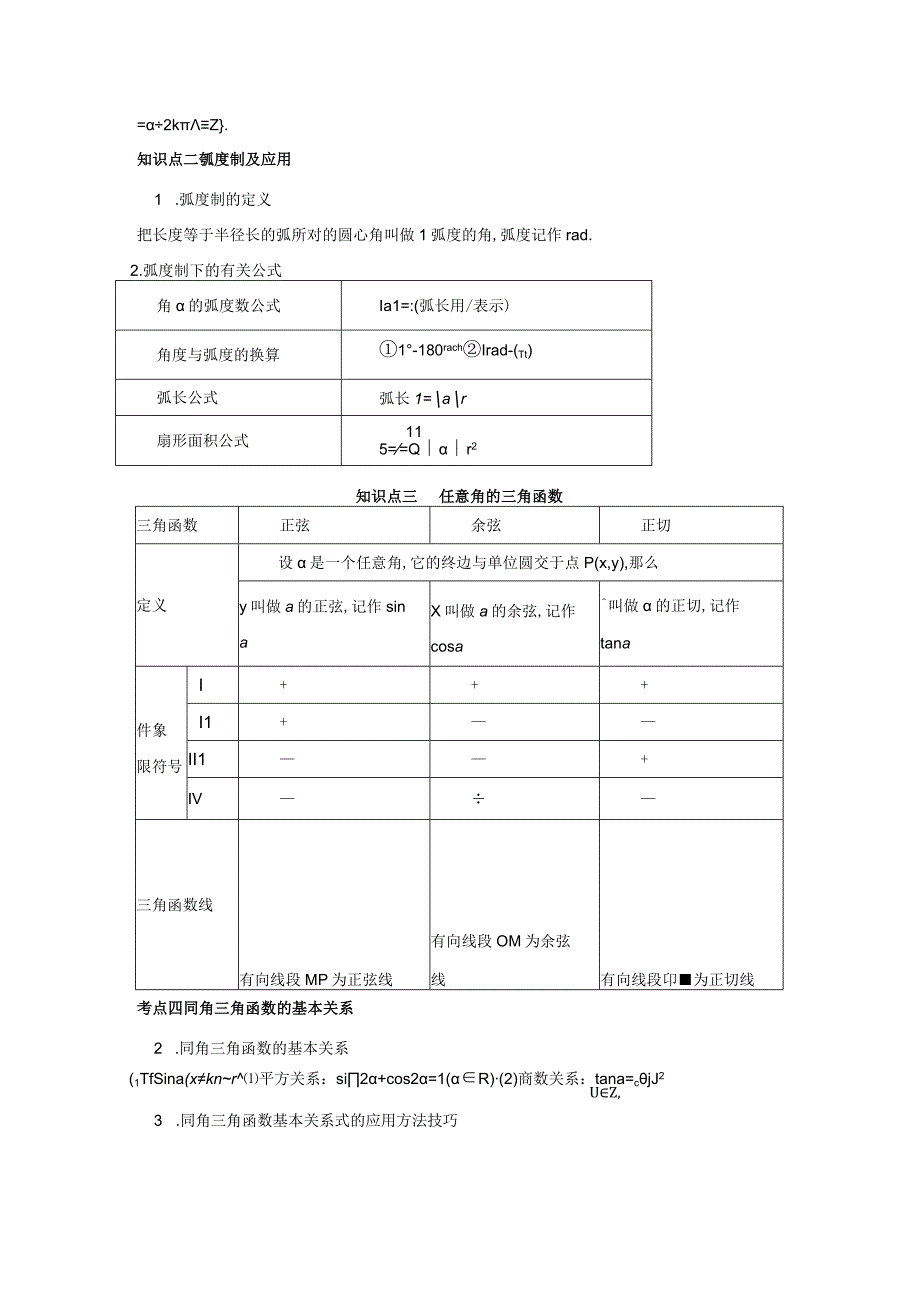 专题11 任意角与弧度制、三角函数的概念、诱导公式（重难点突破） 原卷版附答案.docx_第2页