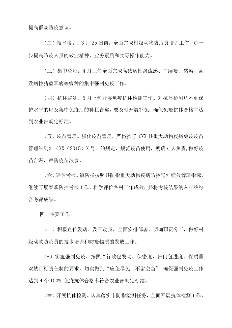 xx镇2023年春季重大动物疫病防控应急方案.docx_第2页