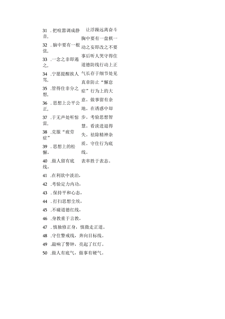 不安于小成不诱于小利：廉洁自律类过渡句50例.docx_第2页