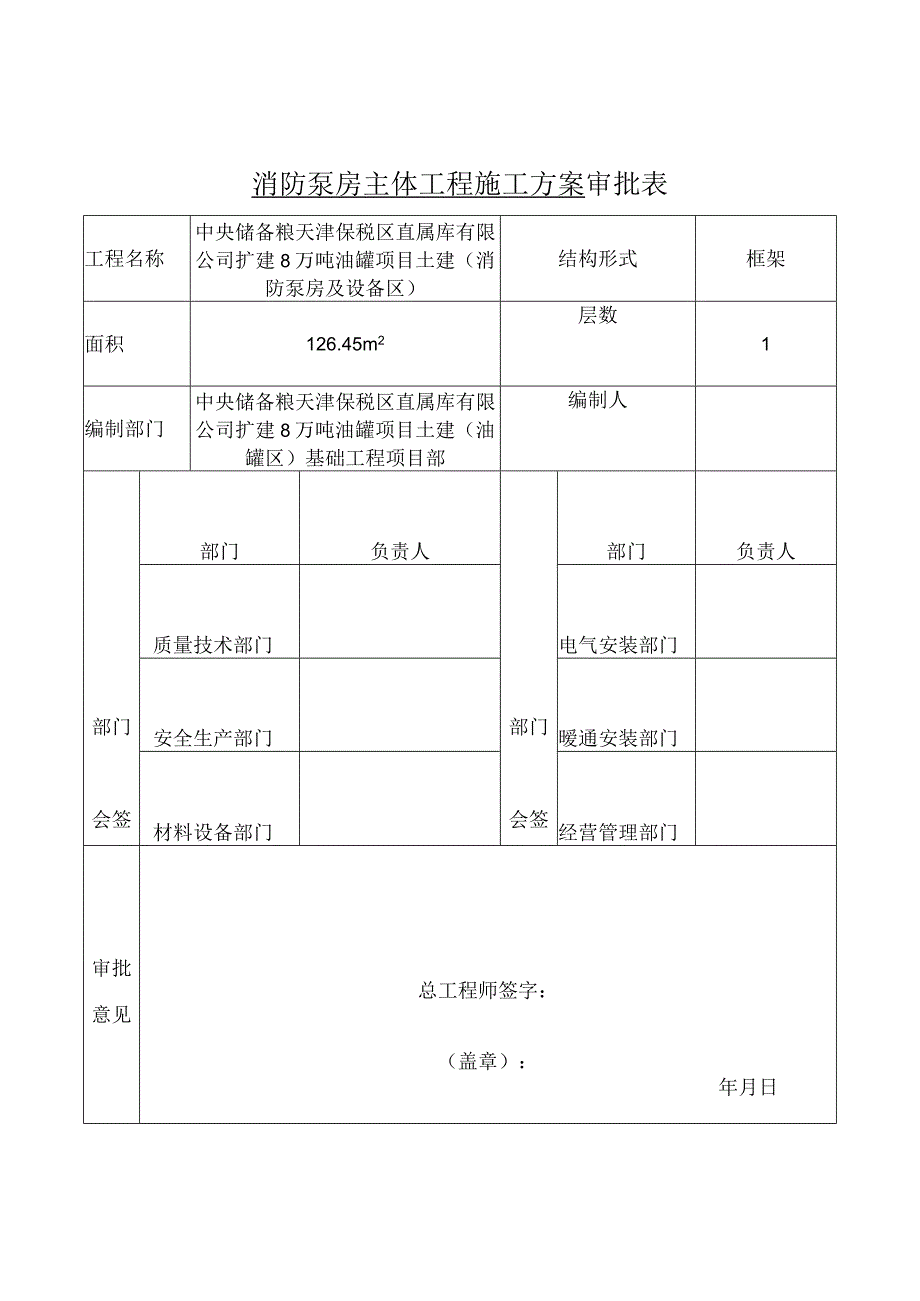 中储粮消防泵房主体施工方案3.21.docx_第1页