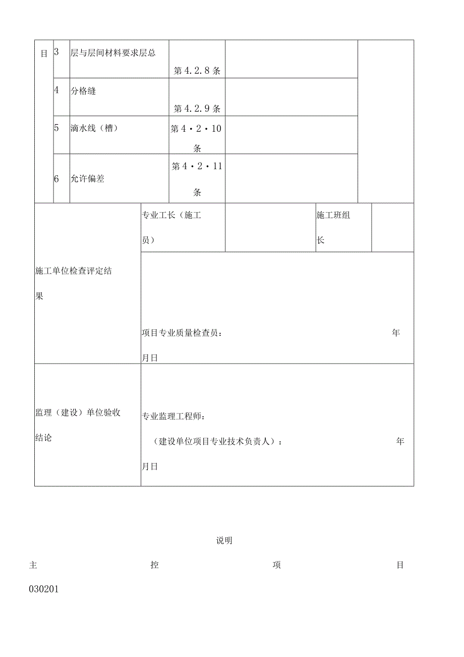 一般抹灰工程检验批质量验收记录表.docx_第2页